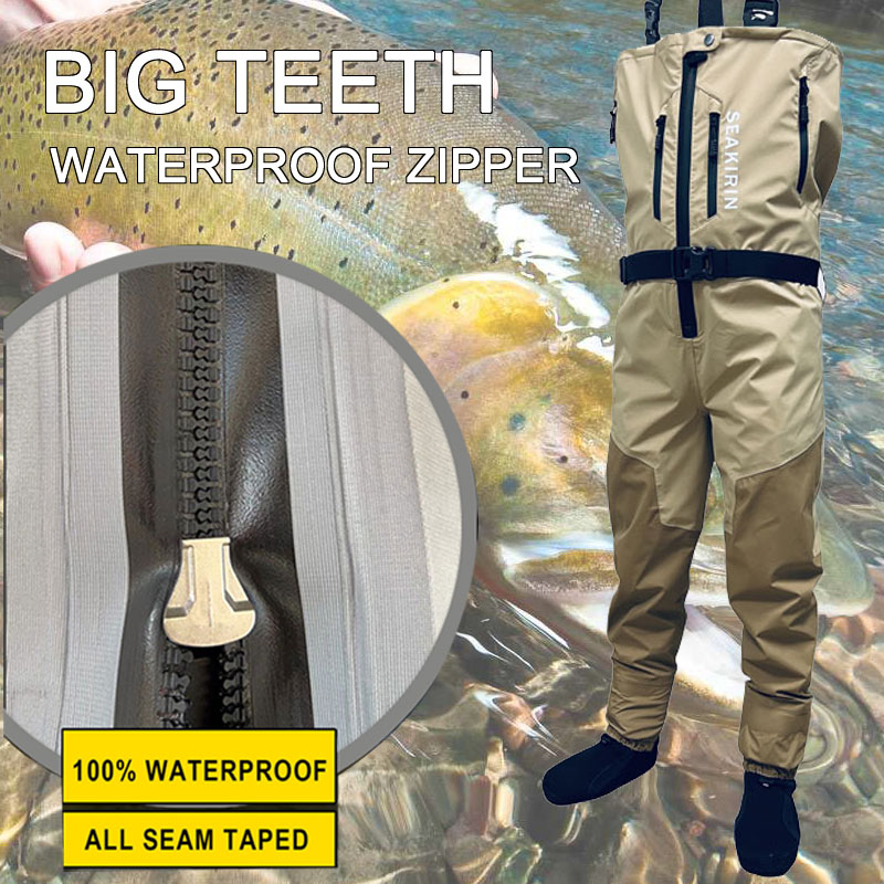 Fishing Waders - Trampolieri da pesca sul petto traspiranti