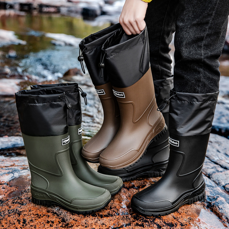 Fishing Waders - Stivali da Pioggia Impermeabili da Uomo