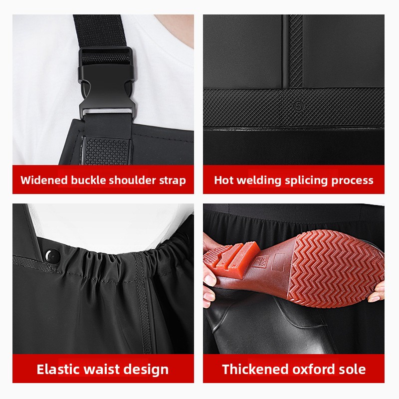 Salopette da pesca in PVC con  - Fishing Waders recensione e prezzo