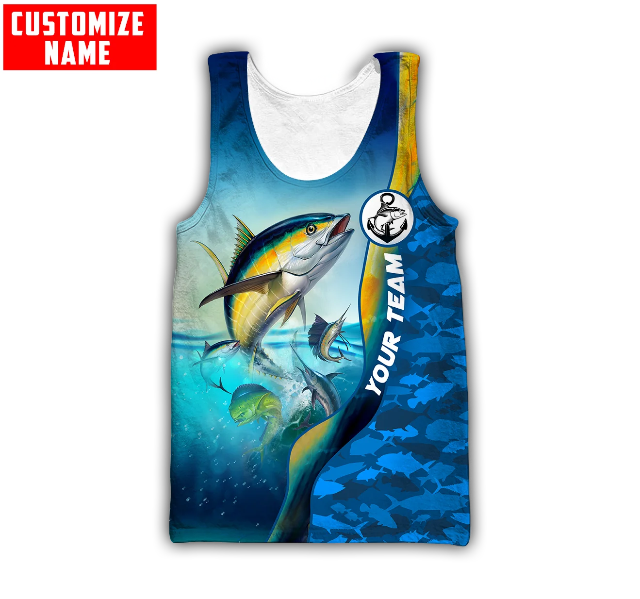 Nome personalizzato Mahi mahi  - Fishing Vest recensione e prezzo